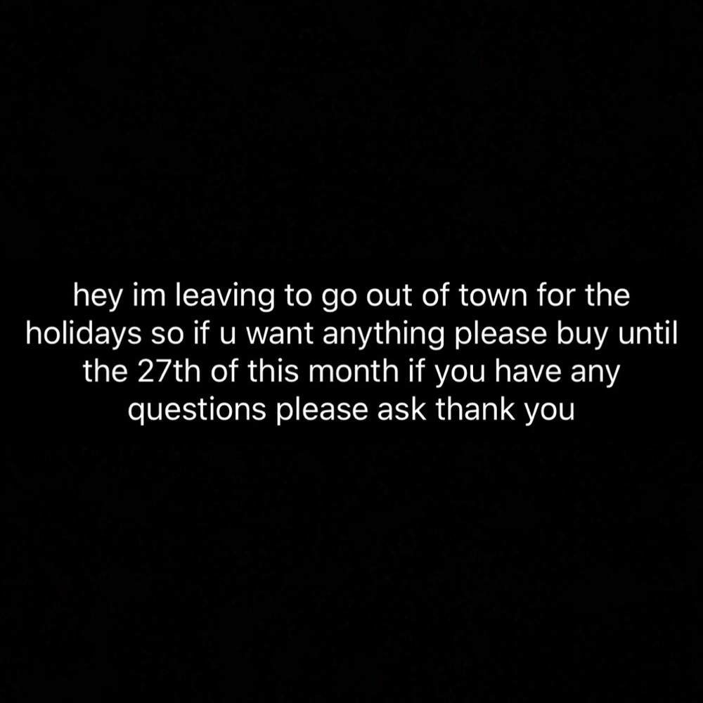 please buy soon if you guys want anything